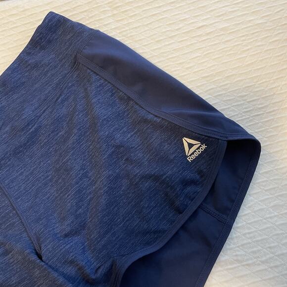 Reebok Women's XL Gray Workout Shorts Athletic Running Gym Shorts Size S Blue - Picture 5 of 8